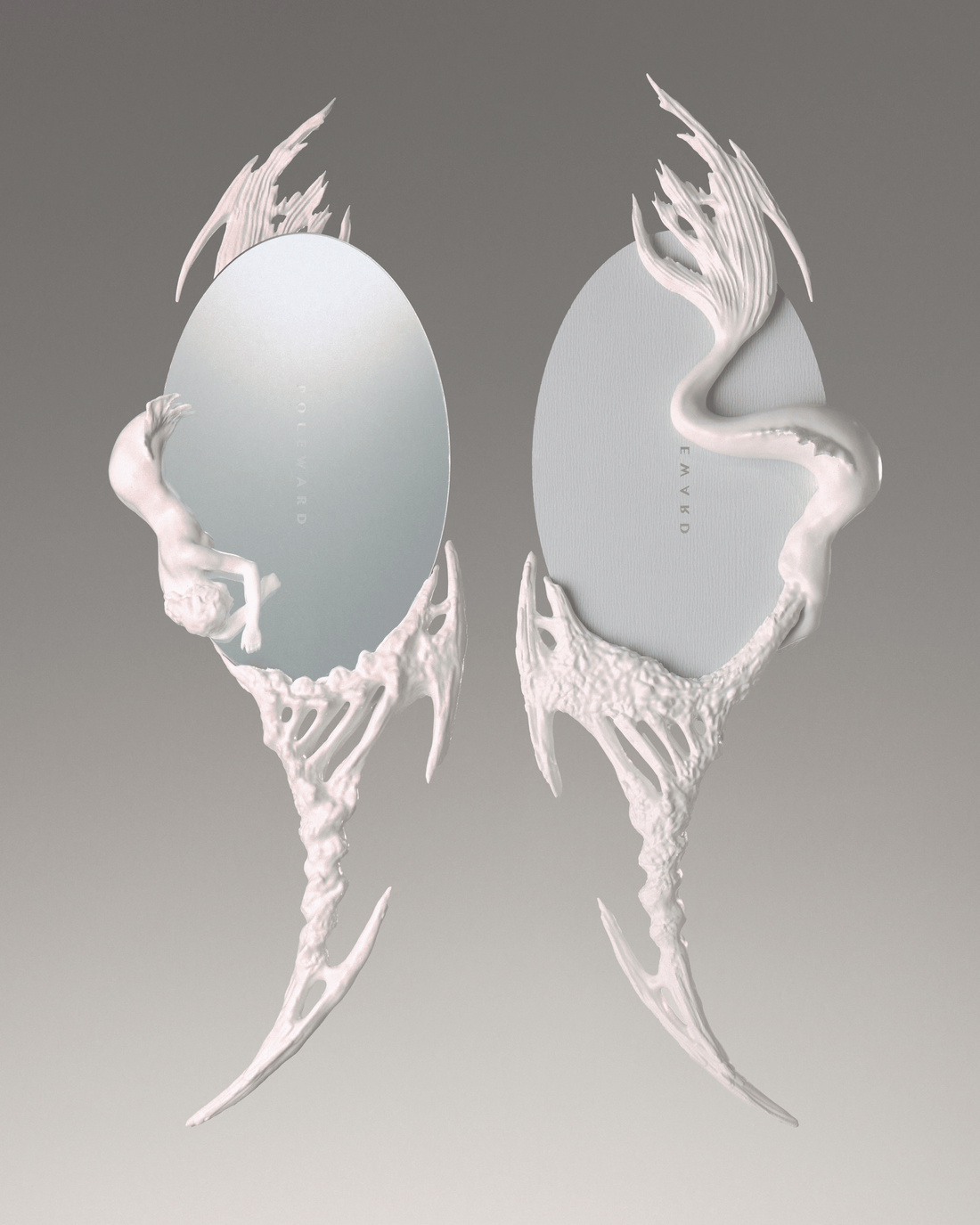 POLEWARD Siren Handheld mirror