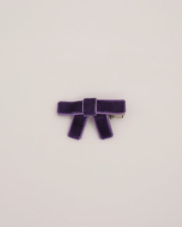 Purple Bowknot Hair Clip