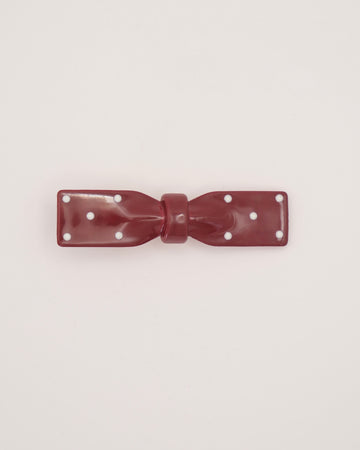 Red Bow Hair Clip