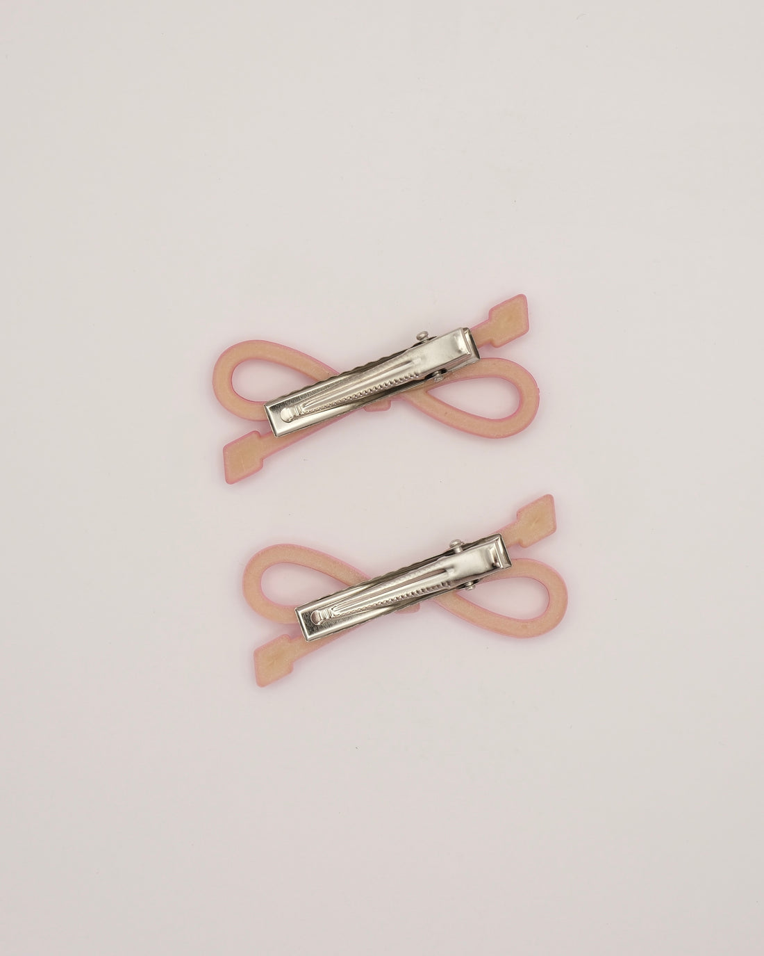 Pinky Bow Clips Set