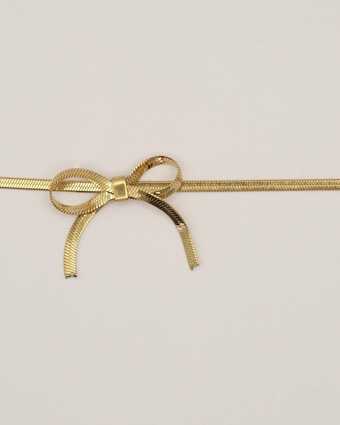 Gold Ribbon Bracelet