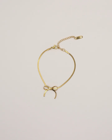 Gold Ribbon Bracelet