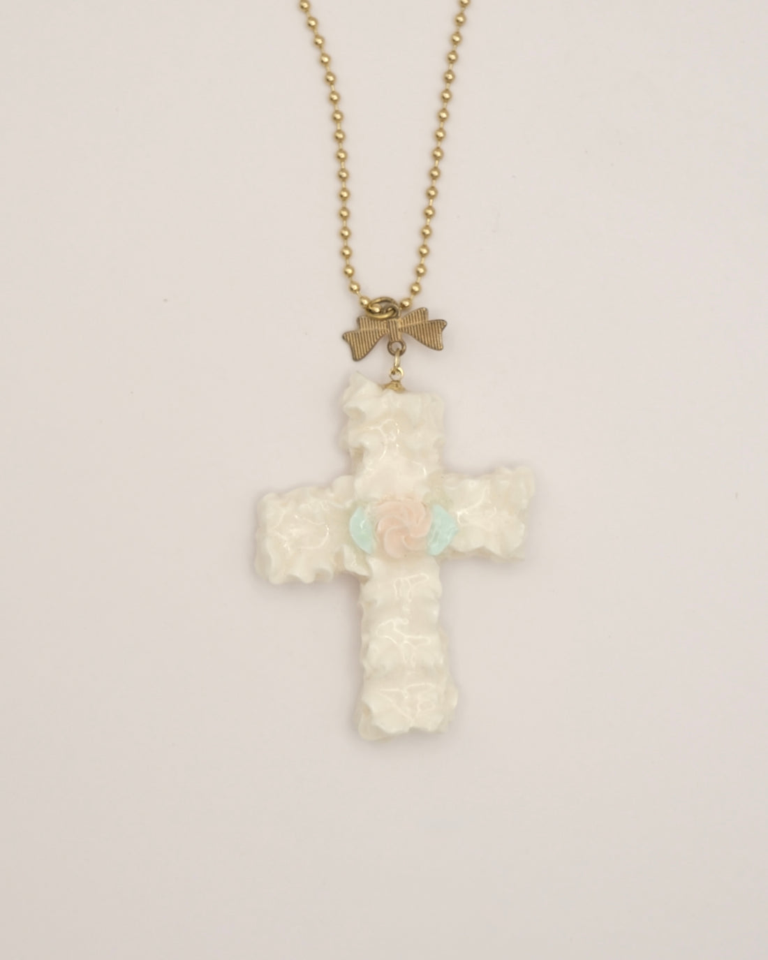 Japanese Vintage Handmade Cross Necklace
