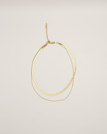 Double-layered Gold Necklace