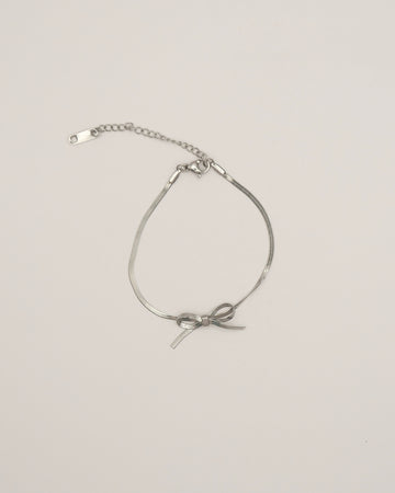 Silver Ribbon Bracelet