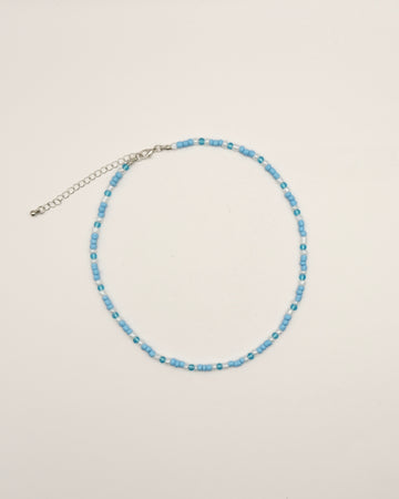 Blue Beaded Necklace