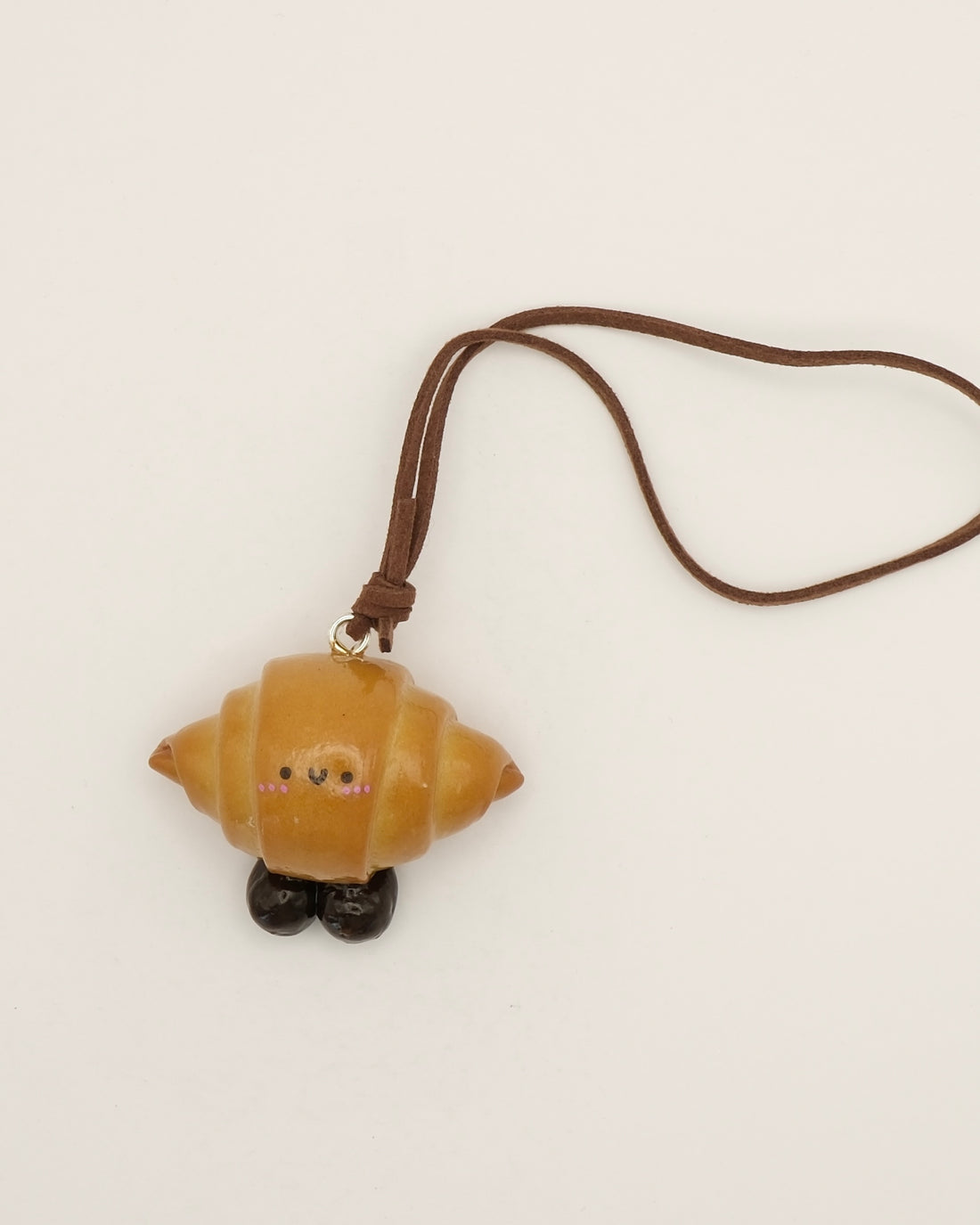 Handmade Real Bread Croissant Charm