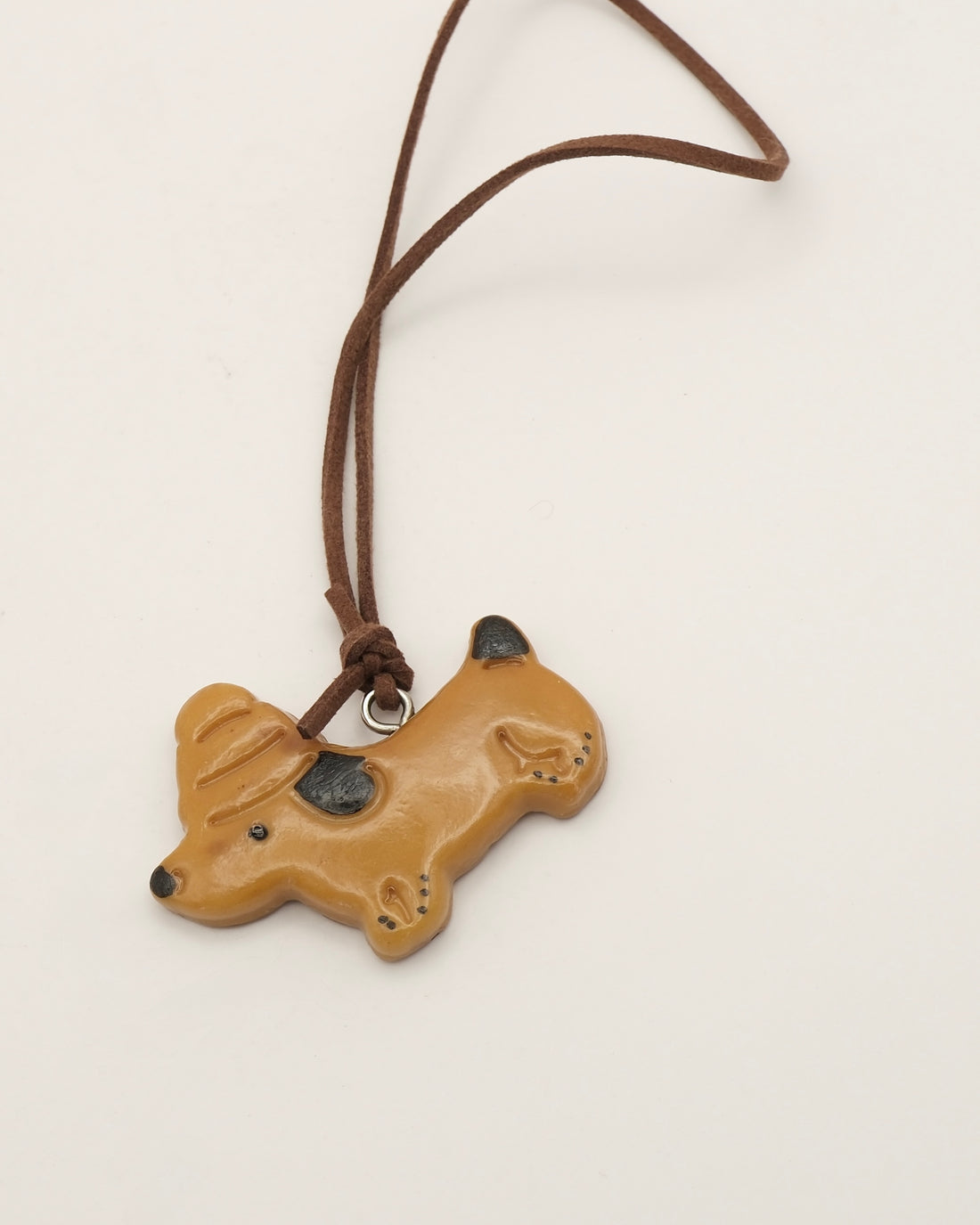 Handmade Real Bread Dog Charm