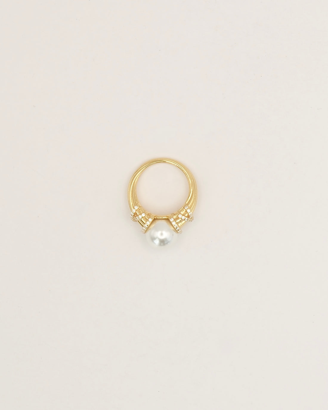 No.7 Pearl Halo Ring