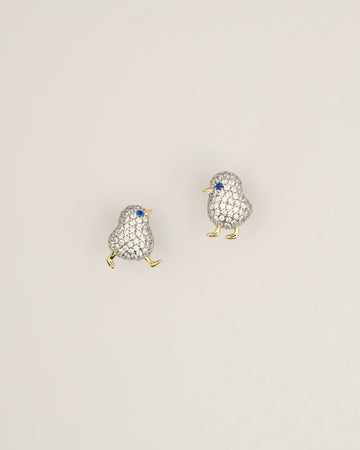 No.7 Tiny Chick Earrings