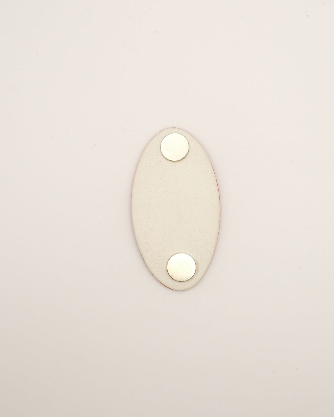 Handmade Snow White Ceramic Magnet