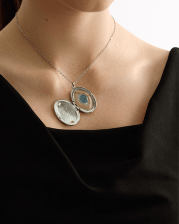 Carriable Lover Necklace- Blue Eye