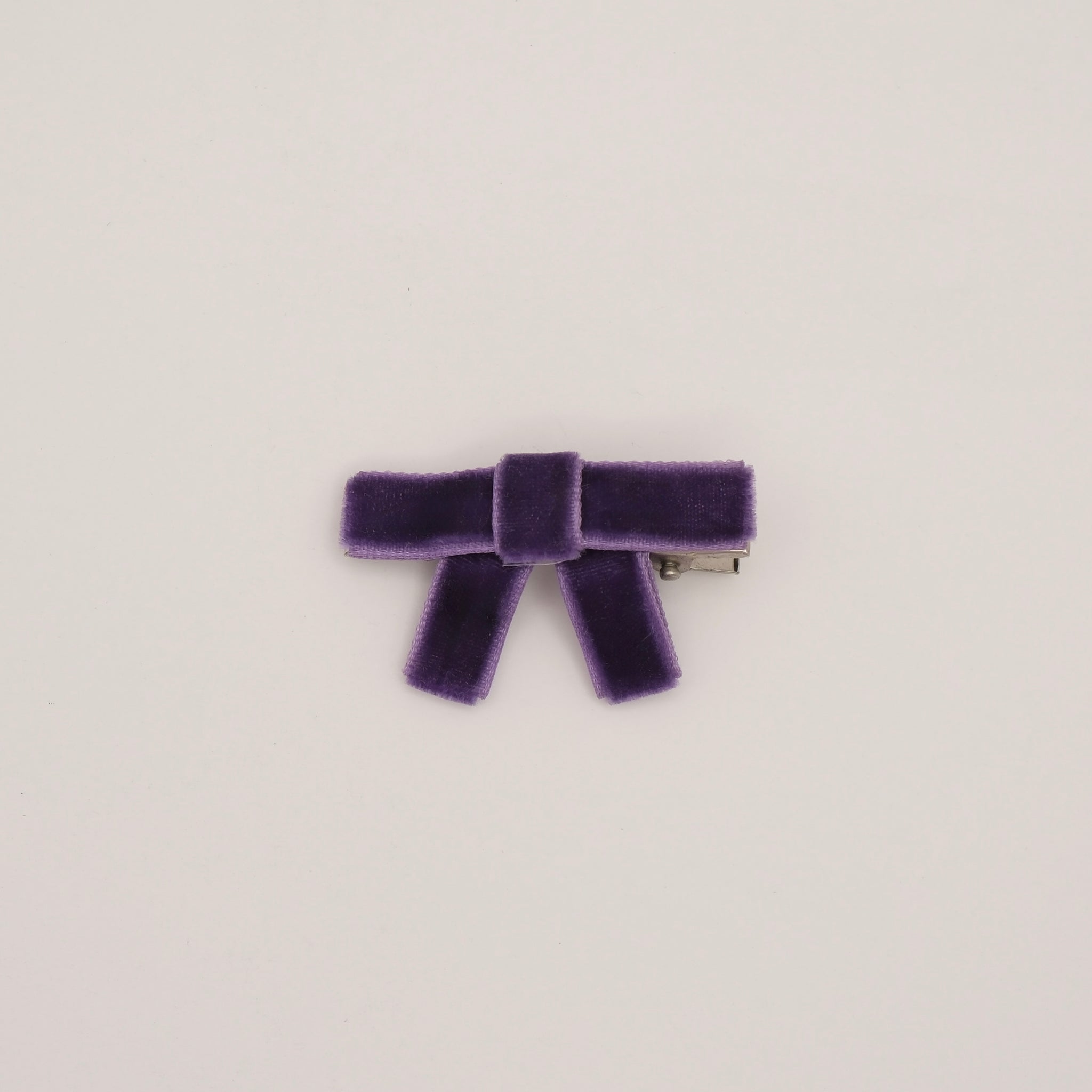 Purple Bowknot Hair Clip