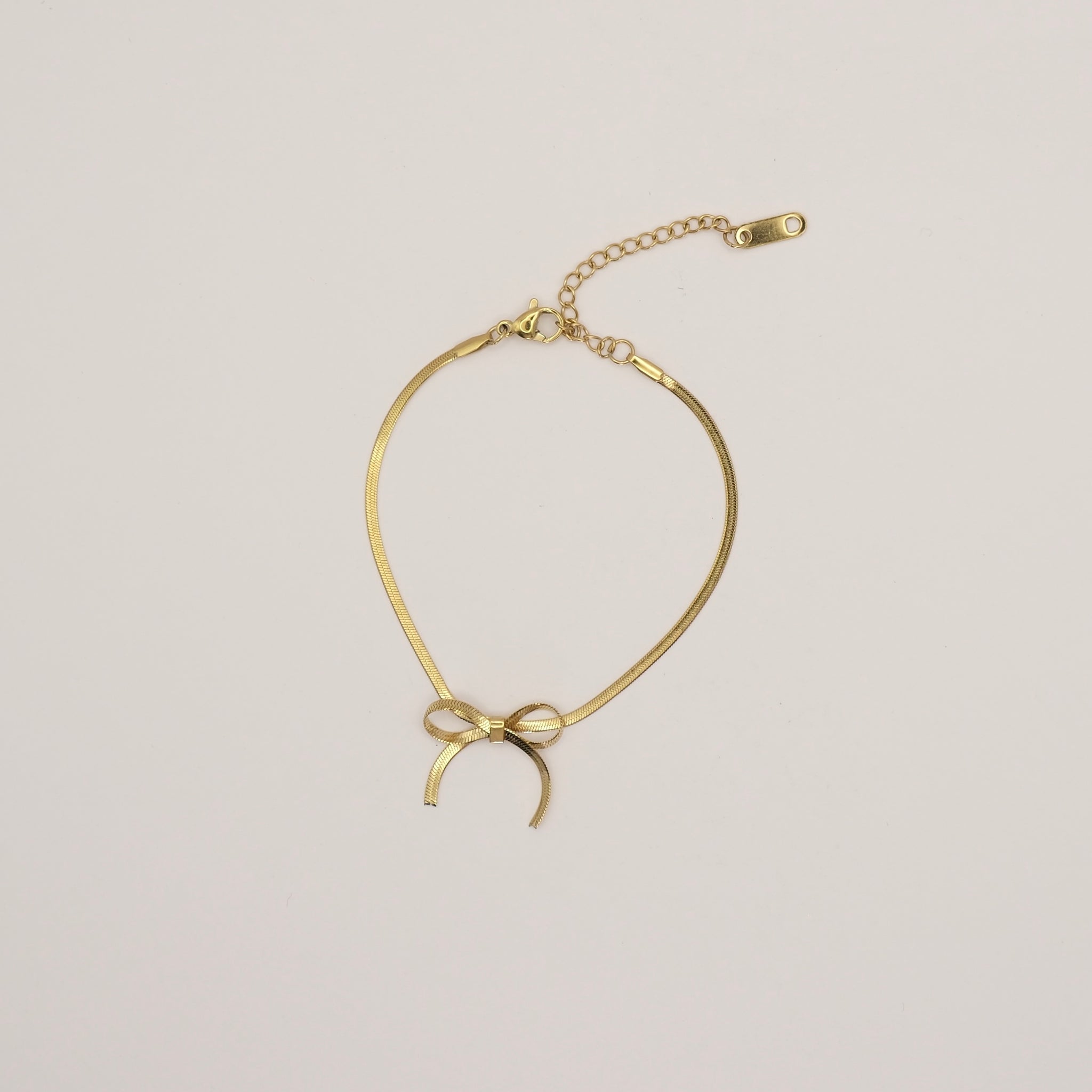 Gold Ribbon Bracelet