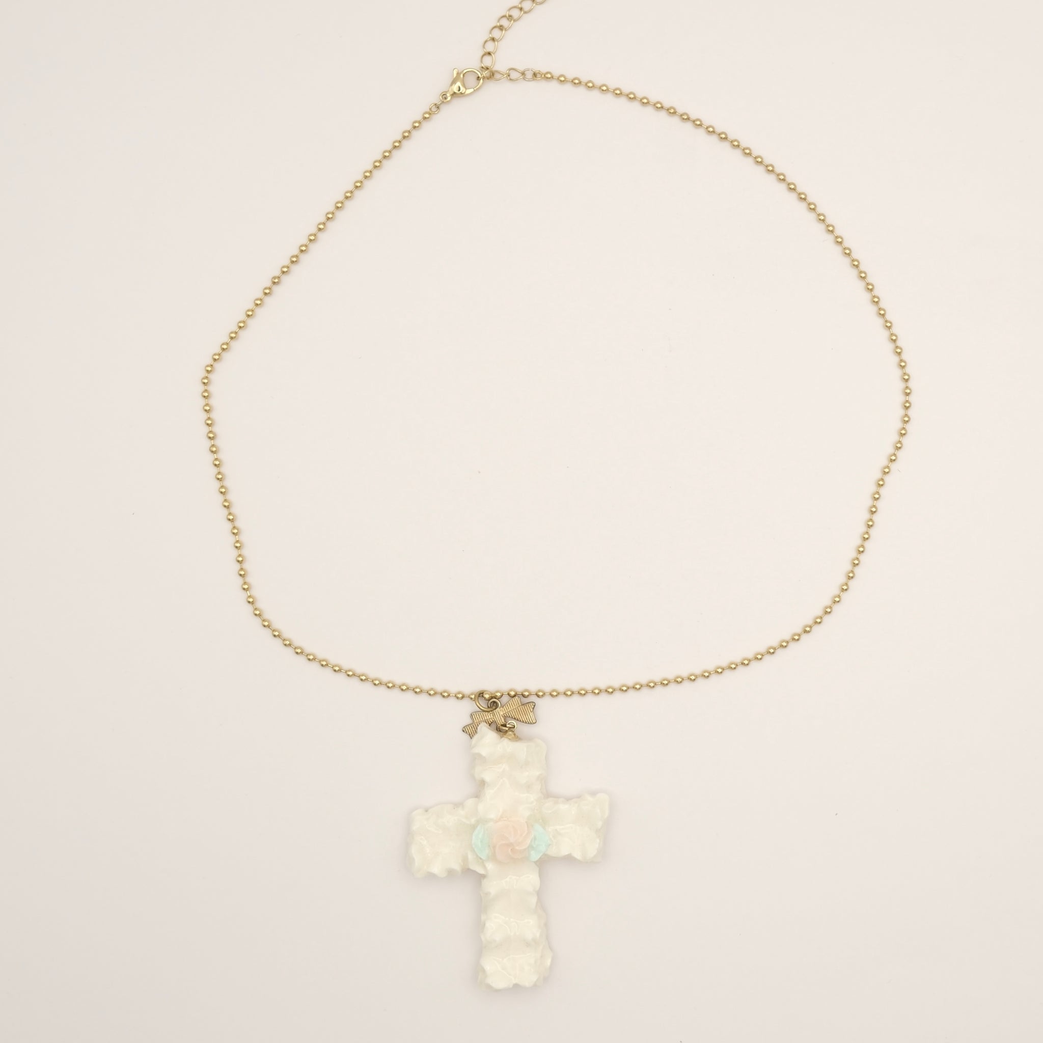 Japanese Vintage Handmade Cross Necklace