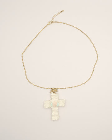 Japanese Vintage Handmade Cross Necklace
