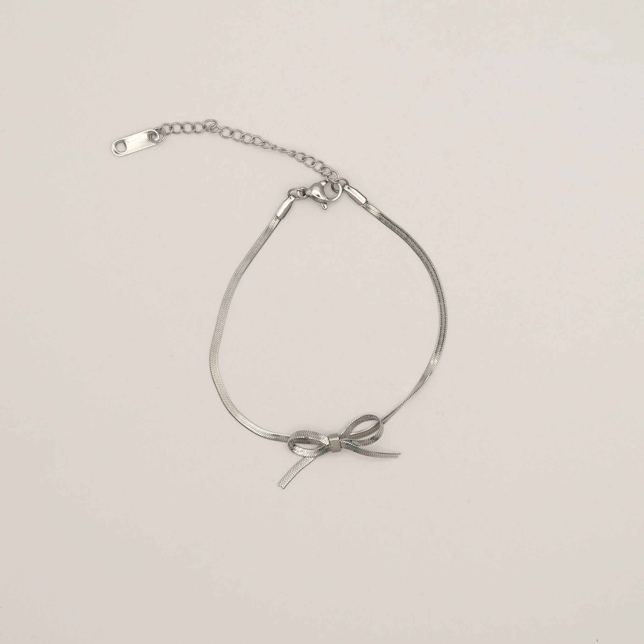 Silver Ribbon Bracelet