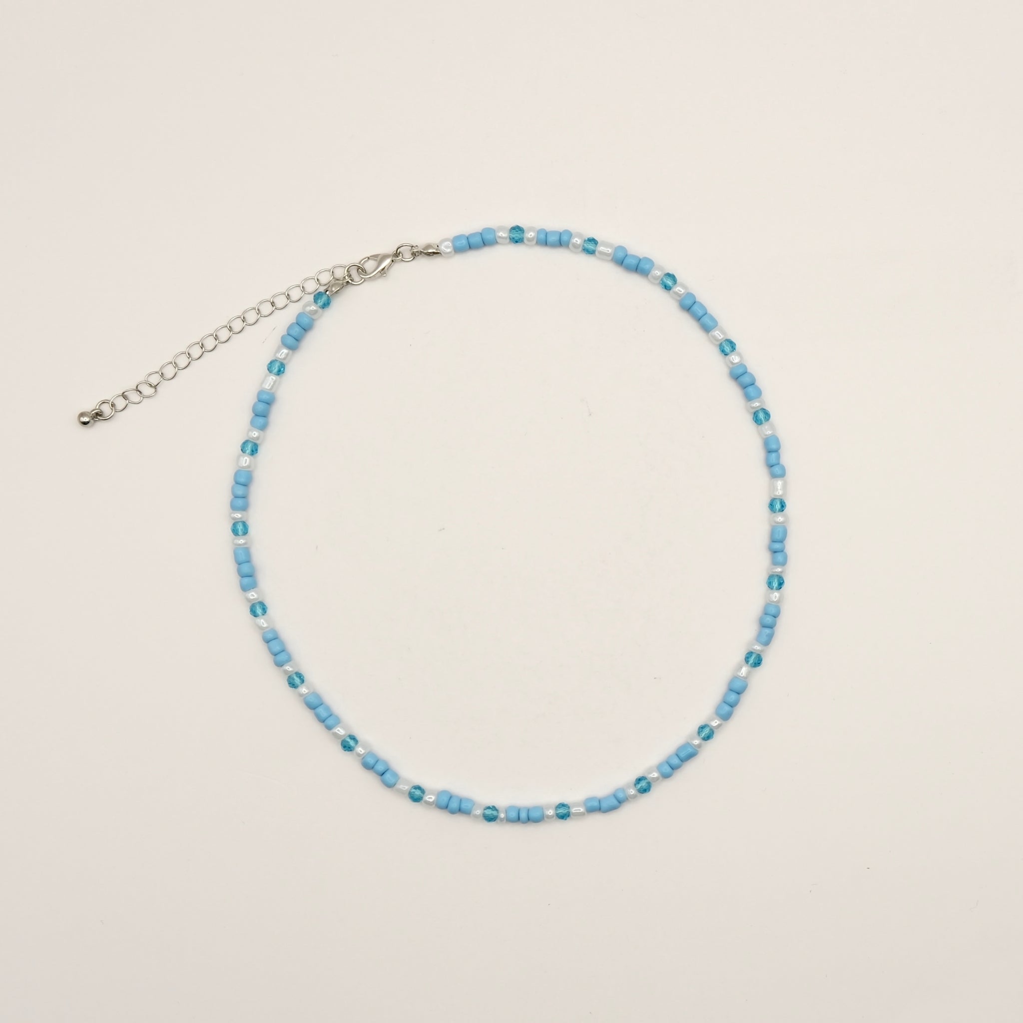 Blue Beaded Necklace