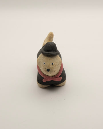 Handmade Ceramic Dog Ornament