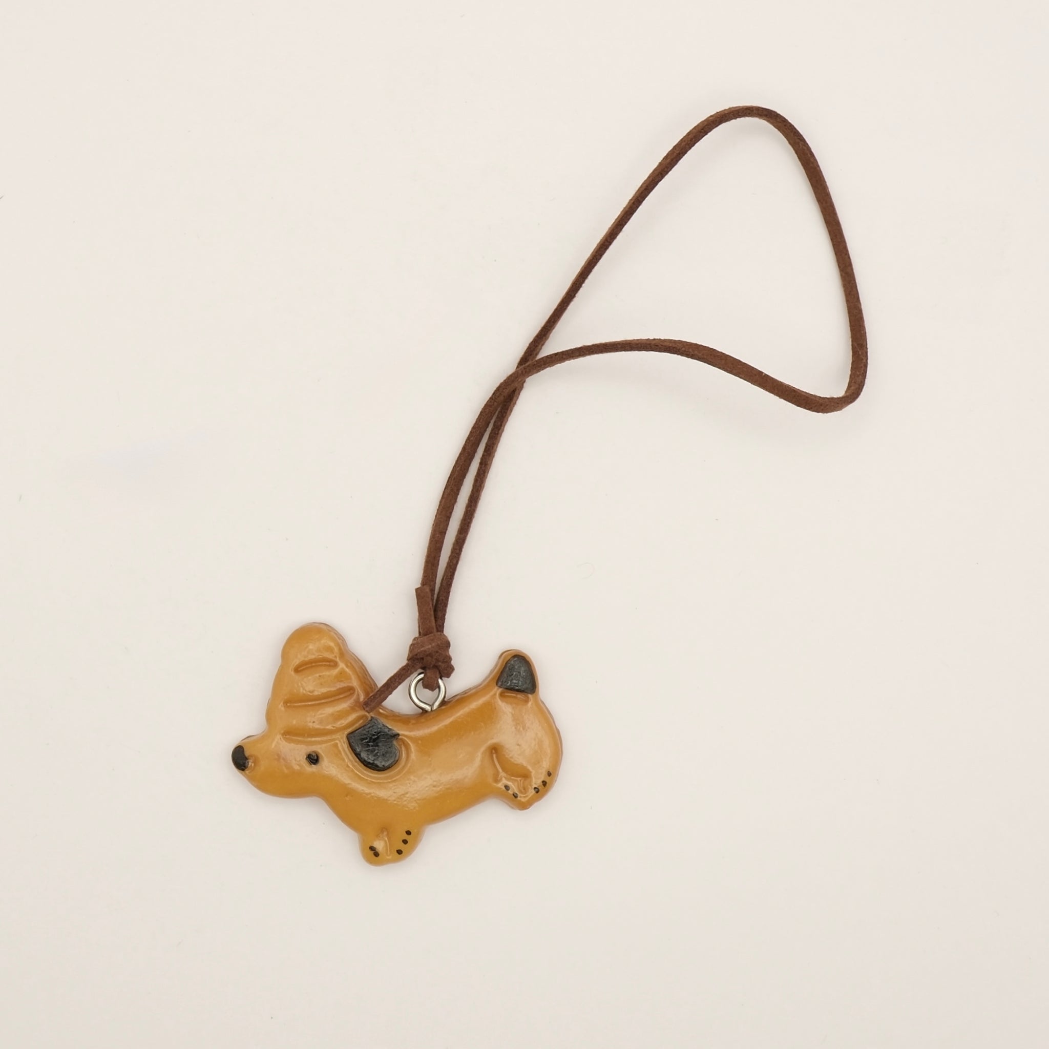 Handmade Real Bread Dog Charm