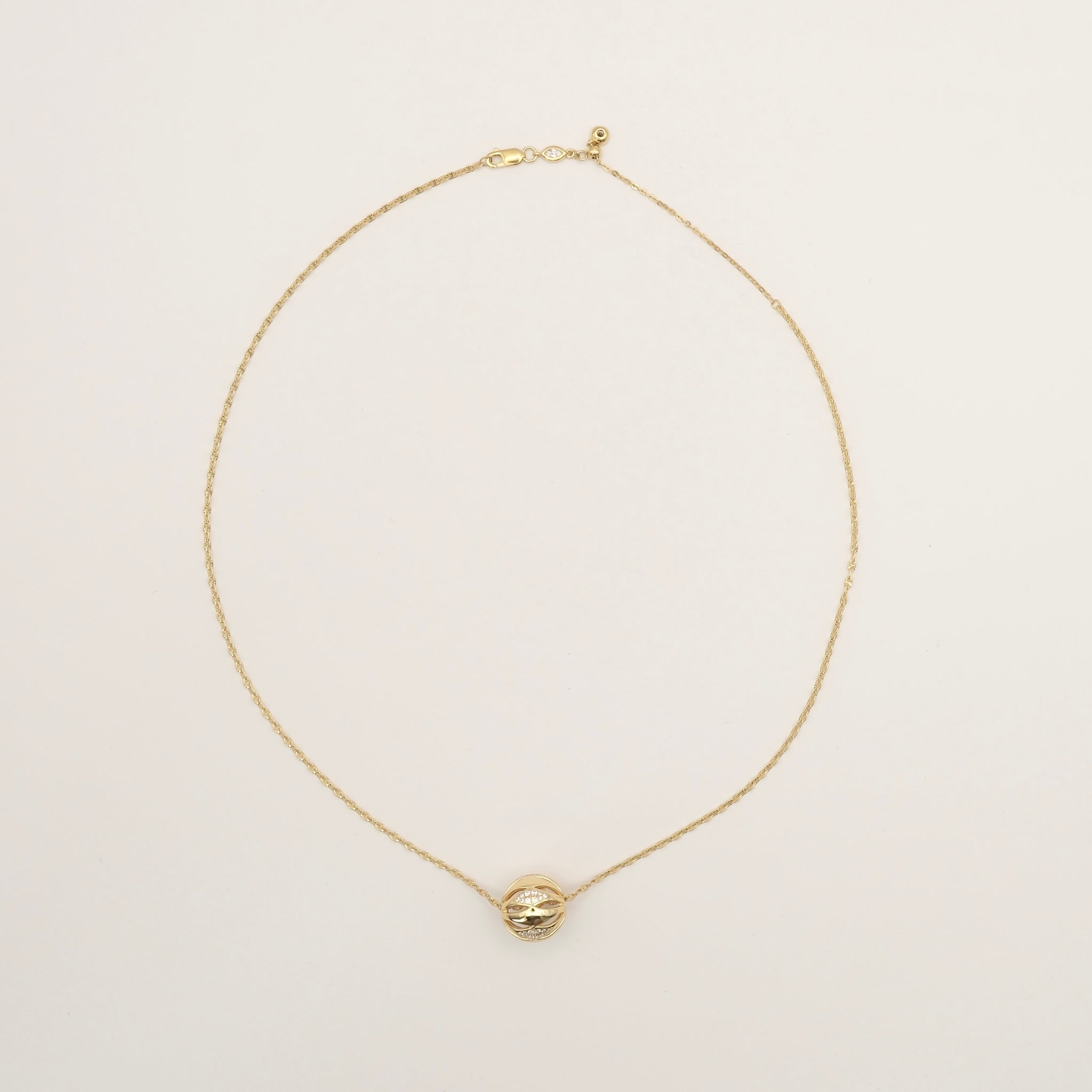 No.7 Gleam Dot Necklace