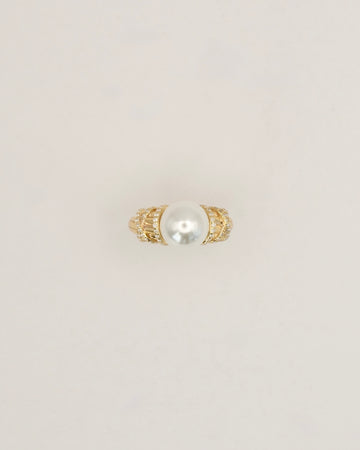 No.7 Pearl Halo Ring