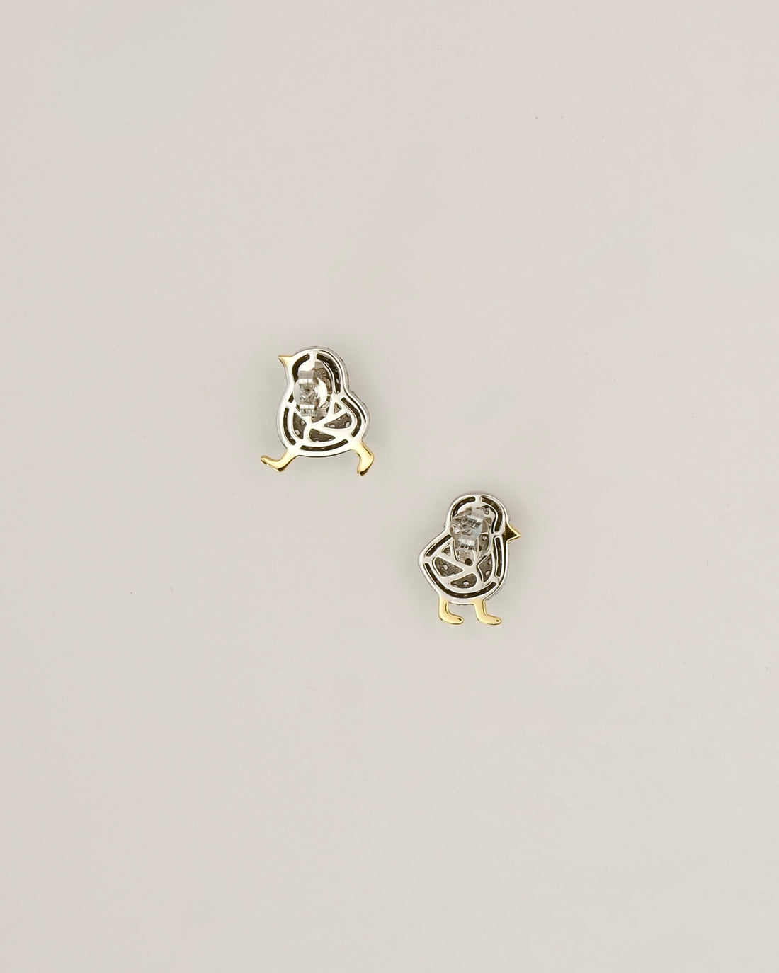No.7 Tiny Chick Earrings