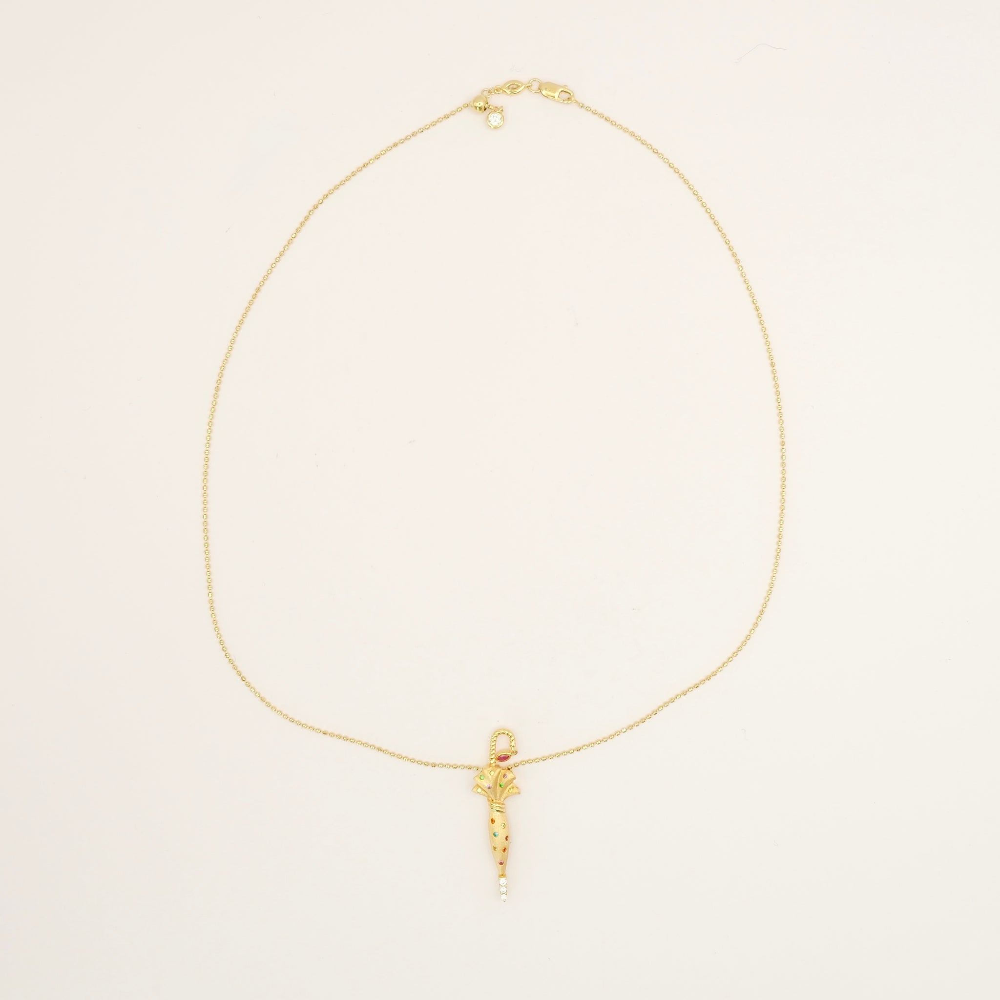 No.7 Rainbow Umbrella Neckalce