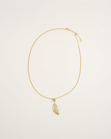 No.7 Glow Leaf Necklace