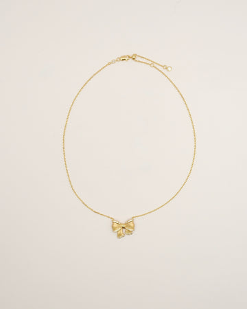 No.7 Glow Bow Necklace