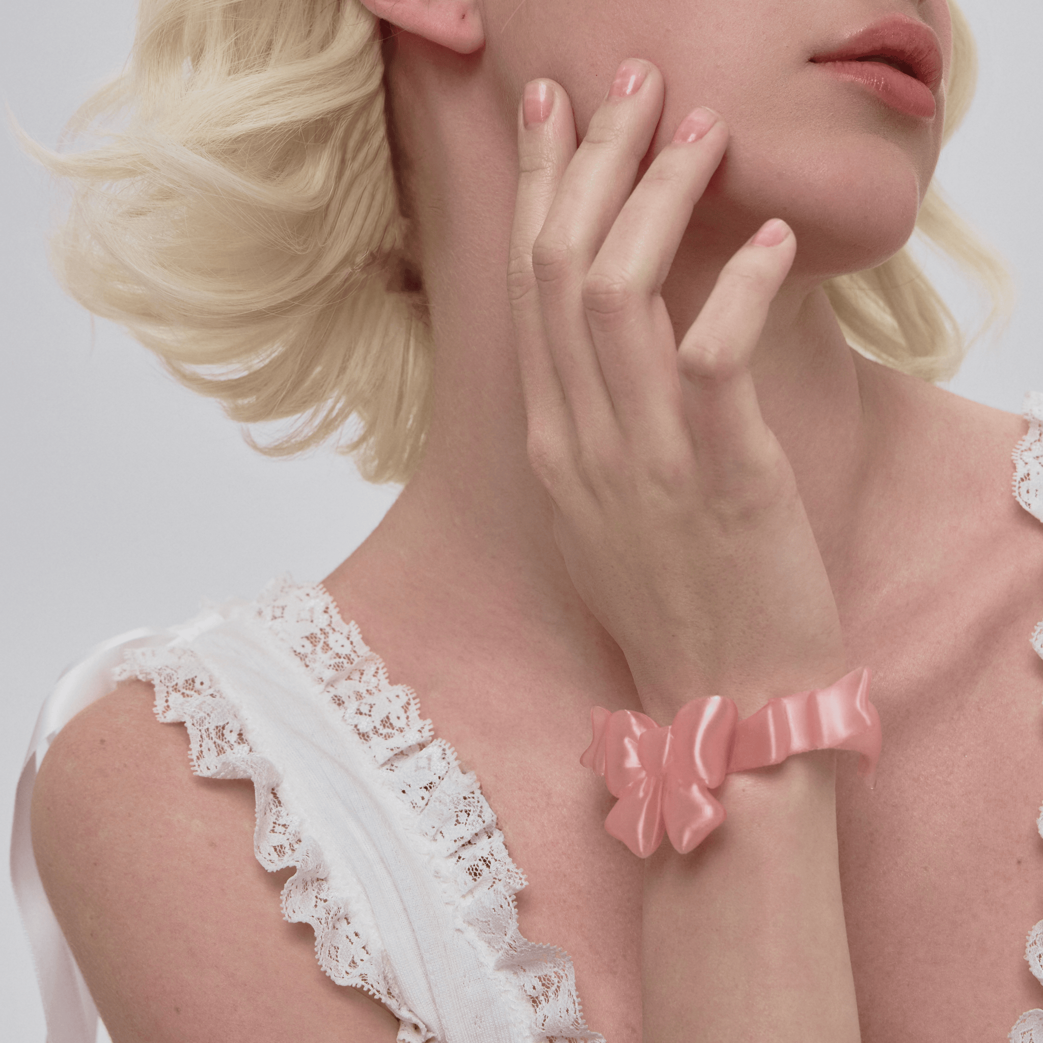Pixie Bows- pink bracelet