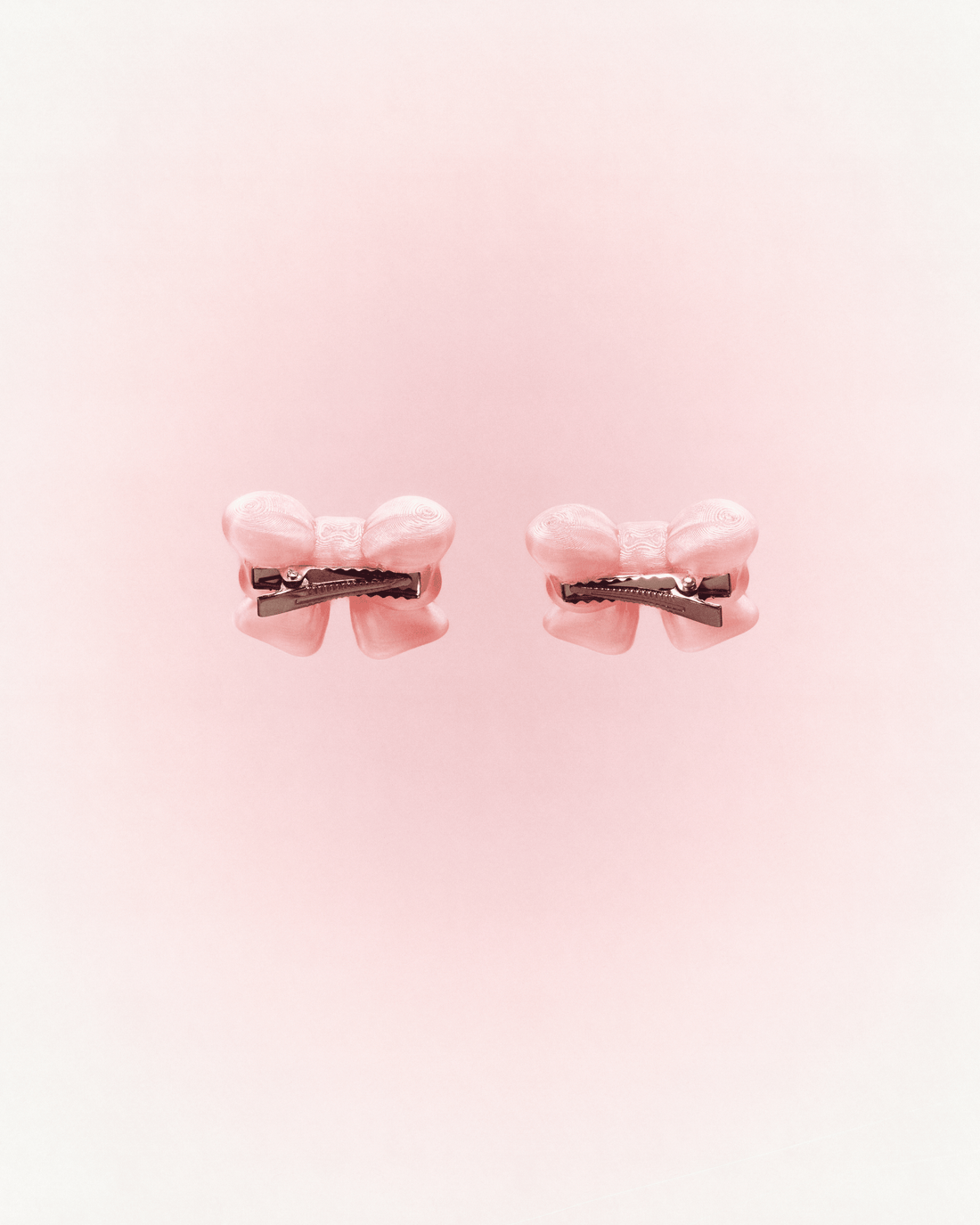 Pixie Bows- pink hair clips